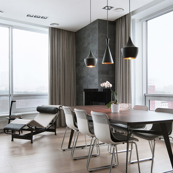 Pack of 3 Pendant Ceiling Lamps - Industrial Design - Extensive - gallery 9