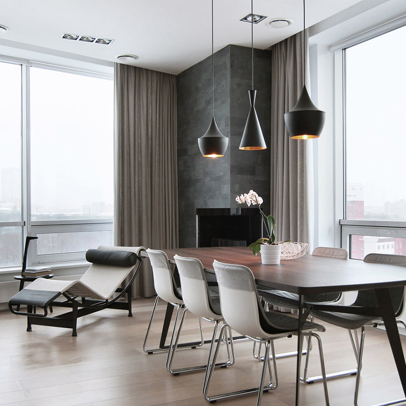 Pack of 3 Pendant Ceiling Lamps - Industrial Design - Extensive - gallery 9
