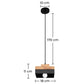 Lampe de plafond - Lampe suspendue de style scandinave - Edda