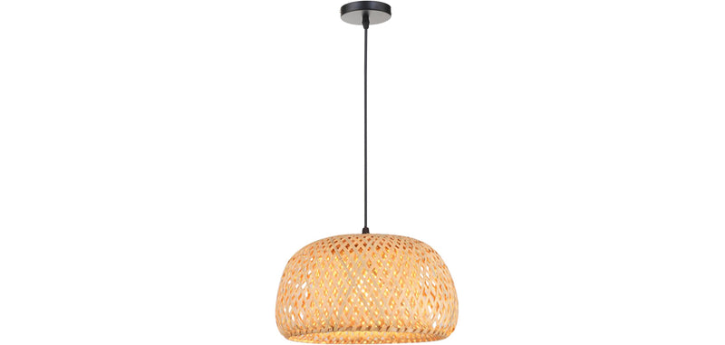 Lampe de plafond en bambou - Lampe suspendue de style Boho Bali - Talli
