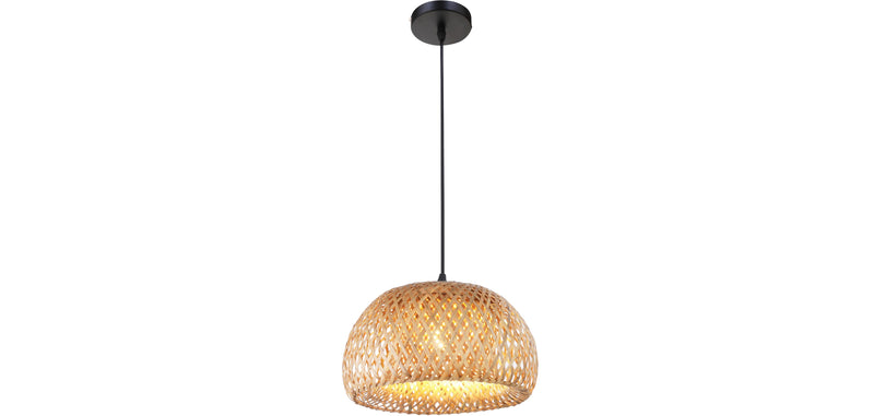 Lampe de plafond en bambou - Lampe suspendue de style Boho Bali - Talli