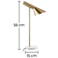 Modern Gold Floor Lamp in Metal and Marble – Quely