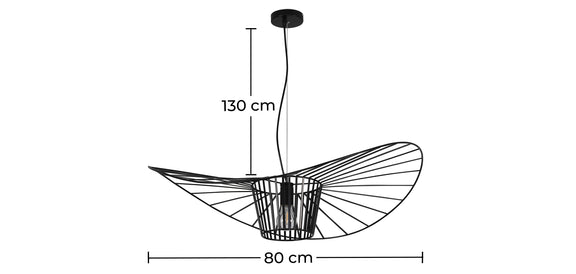 Ceiling Lamp - Pendant Lamp Pamela Design - 80cm - Vertical - gallery 9