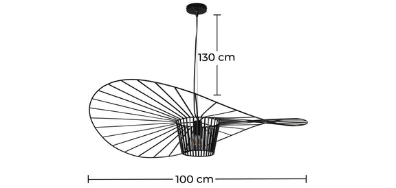 Ceiling Lamp - Pendant Lamp Pamela Design - 100cm - Vertical - gallery 11