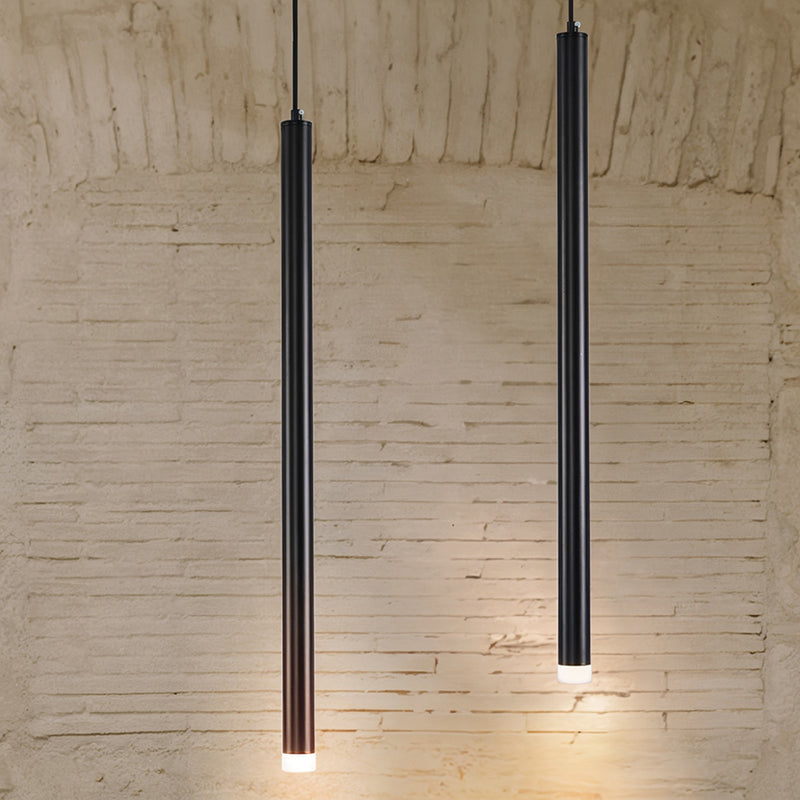 LED Tube Ceiling Lamp - Black Pendant Lamp - 60cm - Lilu