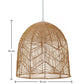 Lampada a sospensione dal design boho balinese in rattan naturale - Bu