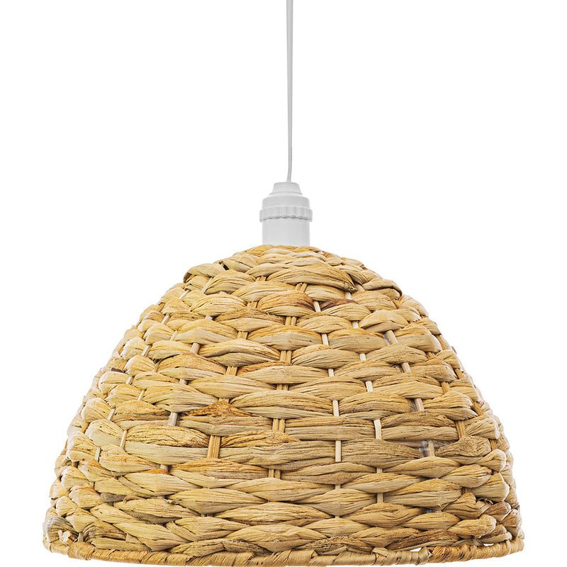 Lámpara colgante estilo boho de ratán natural - Ngu