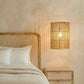 Hanging Lamp Boho Style Natural Rattan - An