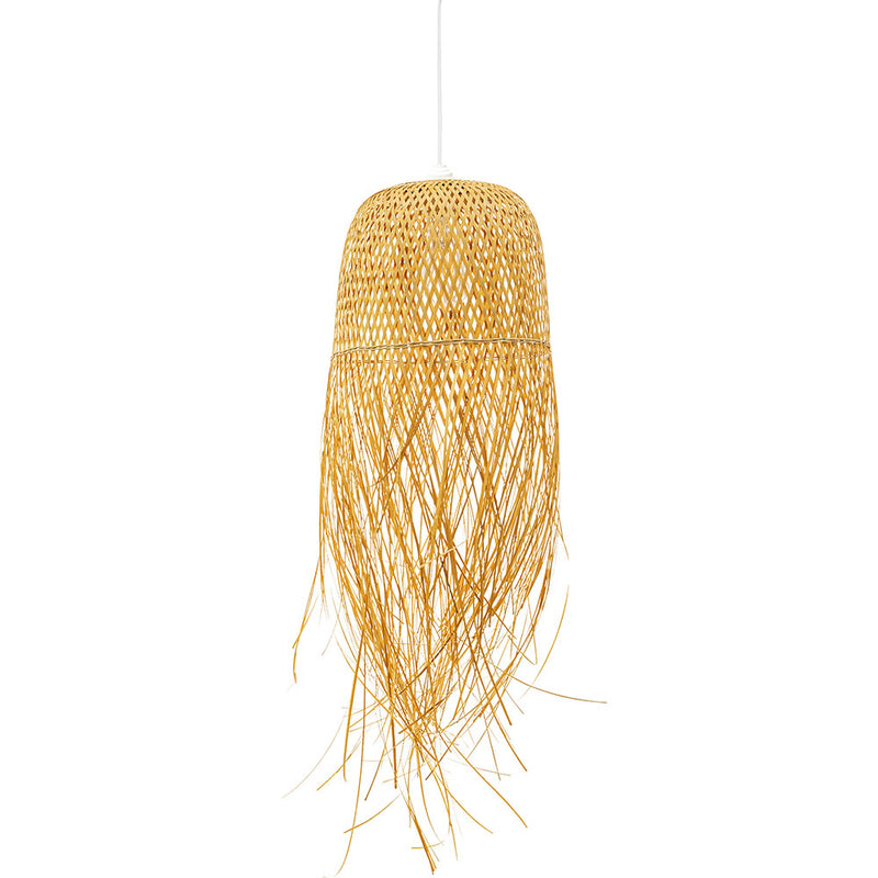 Hanging Lamp Boho Style Natural Bamboo - Thow