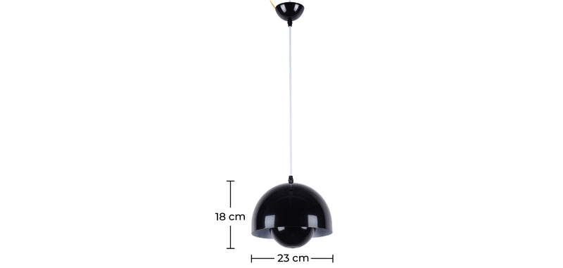 Lampada a forma di vaso