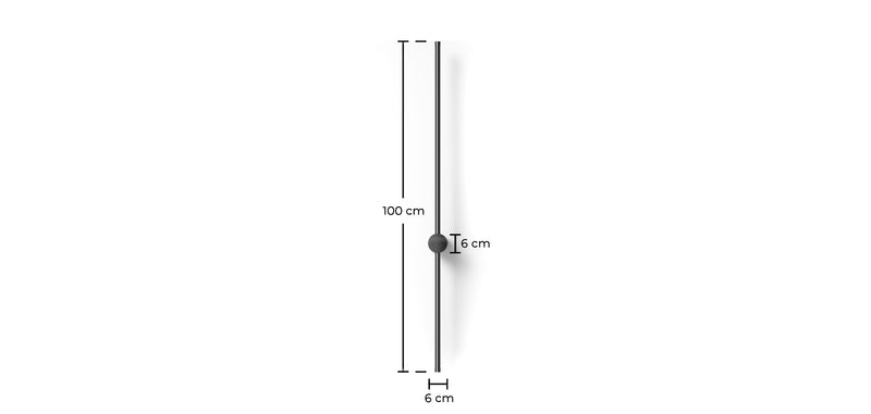 Wall Lamp - Metal Bar - LED 100cm - Hernel - gallery 12