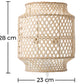 Wall Lamp - Boho Bali Bamboo Design - Hya - gallery 8