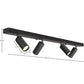 Lampa sufitowa na szynie - 4 regulowane reflektory - 90CM