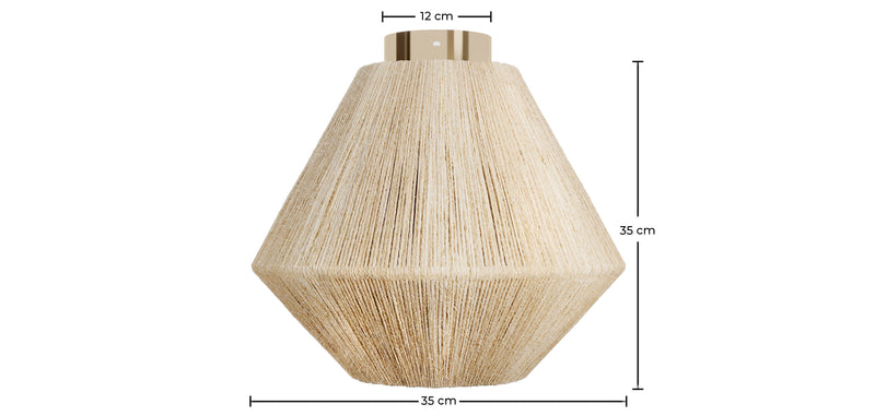 Lampe de plafond - Plafonnier Boho Bali - Naribu