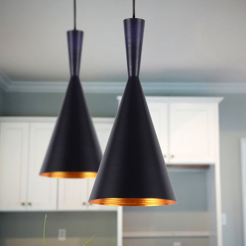Elevated Shade Pendant Lamp  - Aluminium - gallery 1