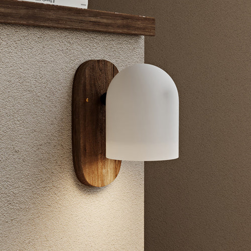 Wooden and Metal Wall Sconce - Guee