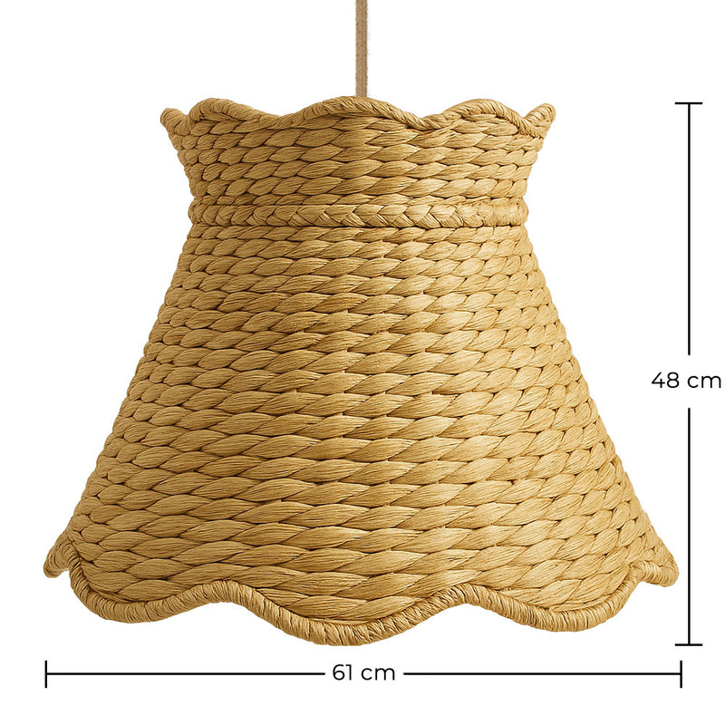 Rattan Ceiling Lamp – Natural Style Pendant Lamp – Tyna