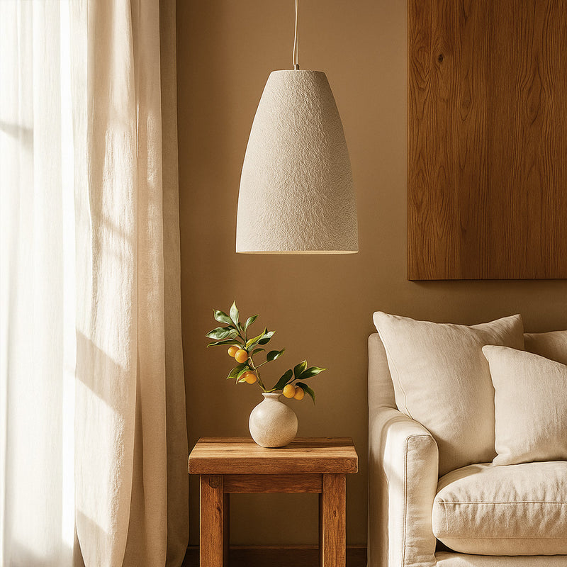 Pendant lamp - Minimalist design - Stone-effect finish - Sinur I