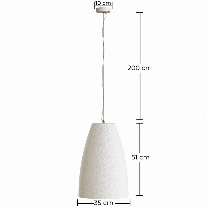 Pendant lamp - Minimalist design - Stone-effect finish - Sinur I