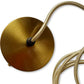 Pendant Lamp Cable in Aged Gold with Adjustable Height - Berrey - gallery 4