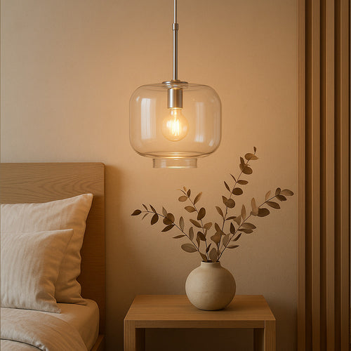 Modern Glass Pendant Lamp - Adjustable Cable - Dewers