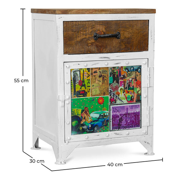 Printed Nightstand - Wood - Colin - gallery 12