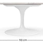 Dining Table Round - 110cm - Marble - Tulip - gallery 6
