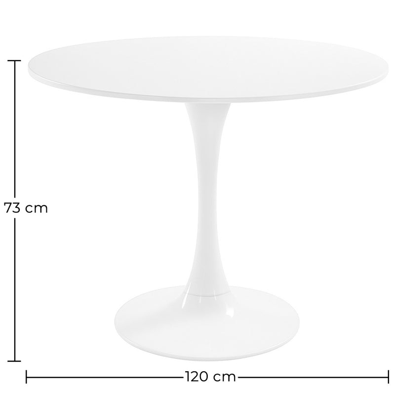 Round Dining Table -  120 cm - Tulip - gallery 5