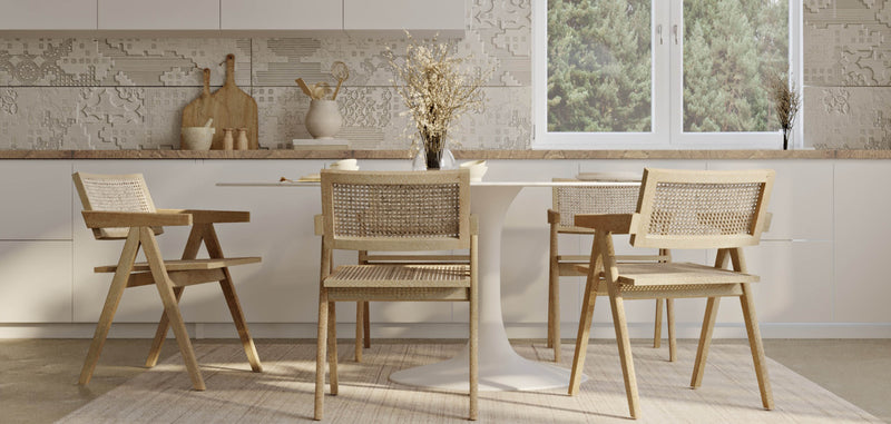 Oval Marble Dining Table - Tulip - gallery 6