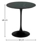 Round side table - Marble - Tulip