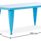 Table rectangulaire pour enfants - Design industriel - 120cm - Stylix