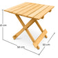 Garden Table - Adirondack Wood Side Table - Alana - gallery 4