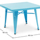 Children's Table - Industrial Design - Metal - 60cm - New Edition - Stylix - gallery 3