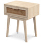 Bedside Table with Drawer - Boho Bali Wood - Yanpai - gallery 2