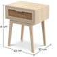 Bedside Table with Drawer - Boho Bali Wood - Yanpai - gallery 10