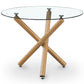 Round Dining Table - Scandinavian Design - 4/5 Diners - Tesfa - gallery 1