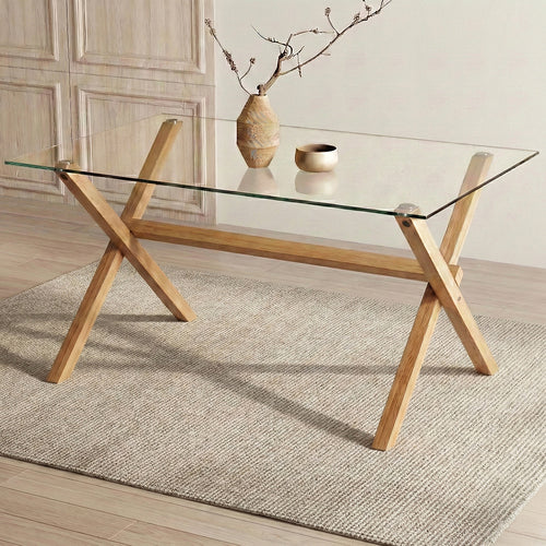 Rectangular Dining Table - Scandinavian Design - 6 Diners - Tesfa
