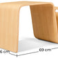 Mesa de apoio - Revistareiro de design - Madeira - Audrey