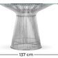 Round Dining Table - Glass and Metal - Barrel - gallery 7