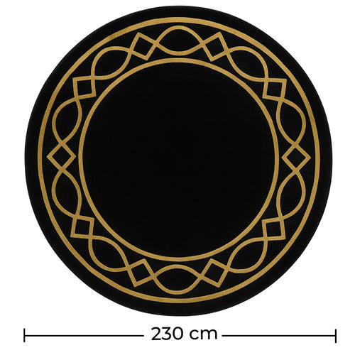 Round Design Wool Rug - 230cm - Etny - gallery 2