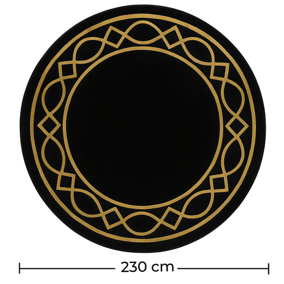 Round Design Wool Rug - 230cm - Etny - gallery 2