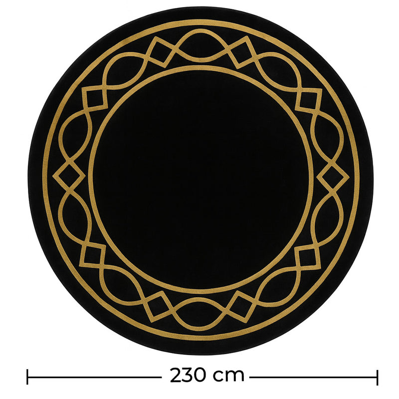 Round Design Wool Rug - 230cm - Etny - gallery 2