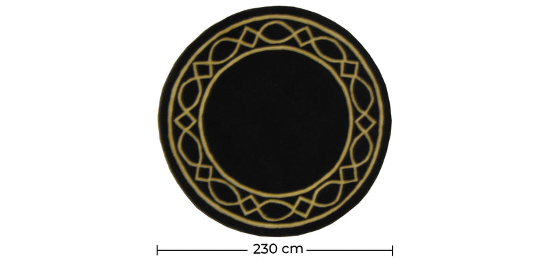 Tapis Rond Design en Laine - Etny