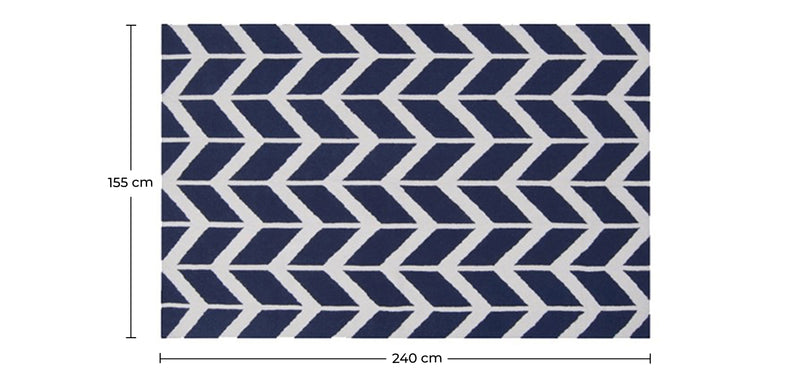 Tapis Design Flèches en Laine - Arow