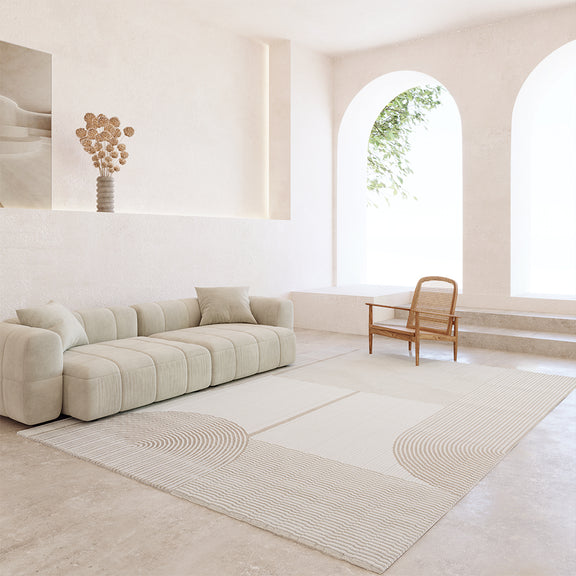 Rug Large Contemporary Modern Design - Beige (290x200 cm) - Dhoka - gallery 2
