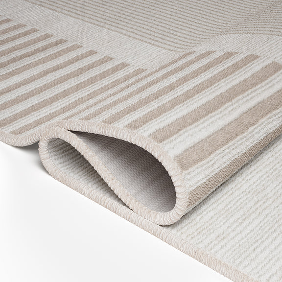 Rug Large Contemporary Modern Design - Beige (290x200 cm) - Rya - gallery 3