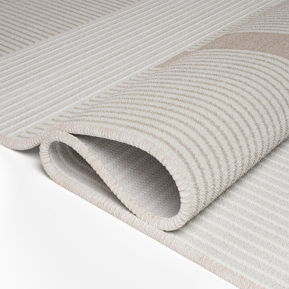 Rug Large Contemporary Modern Design - Beige (290x200 cm) - Qara - gallery 2