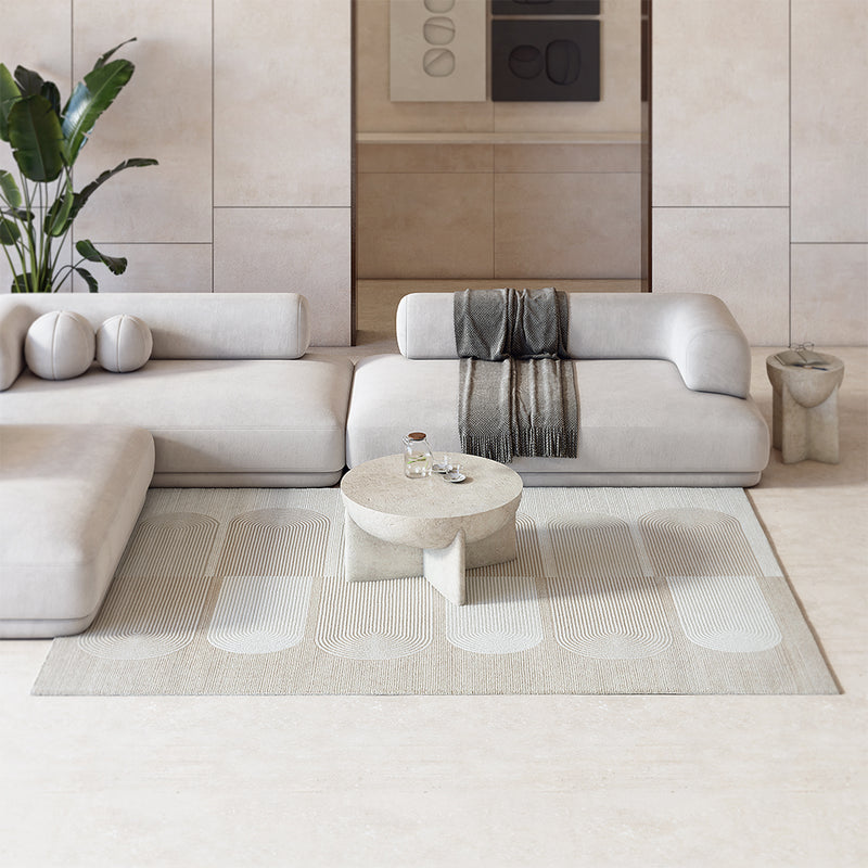 Rug Large Contemporary Modern Design - Beige (290x200 cm) - Qyar - gallery 2