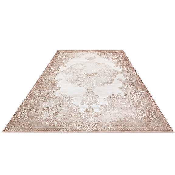 Vintage Oriental Carpet - (290x200 cm) - Cerulean - gallery 2