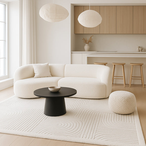 Rug Large Contemporary Modern Design - Beige (290x200 cm) - Arcus - gallery 1